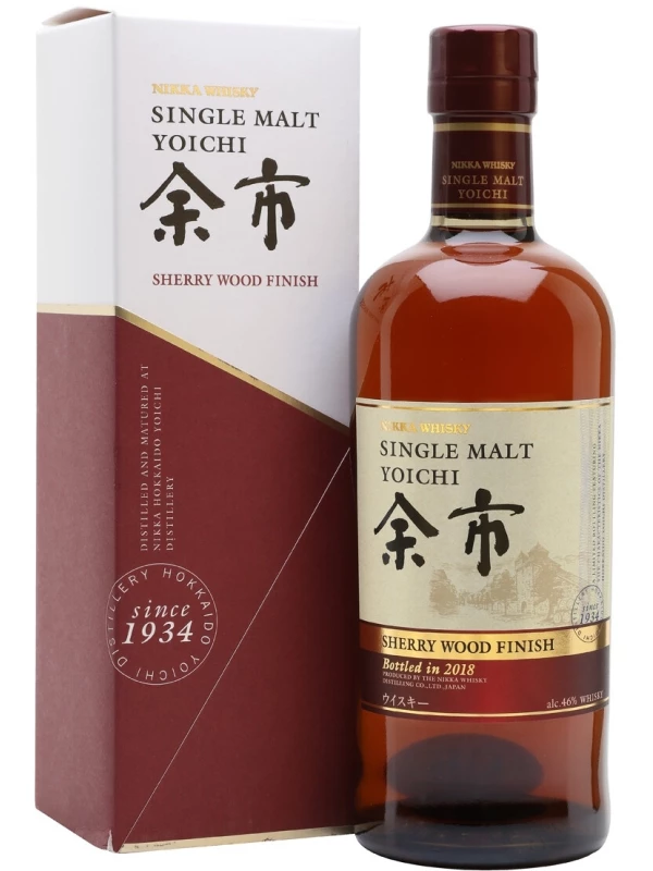 Nikka, Yoichi Sherry Wood Finish, gift box