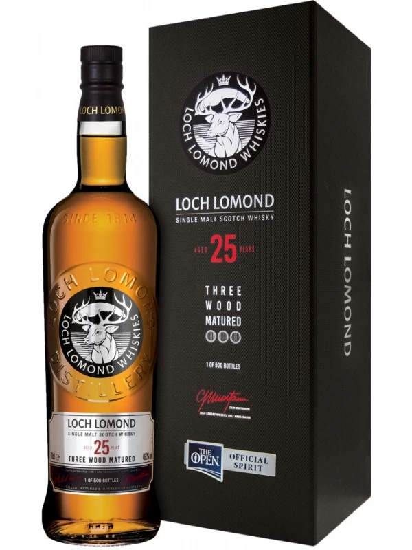 Loch Lomond 25 Years Old Three Wood, gift box
