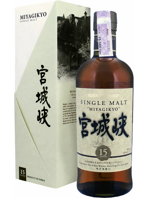 Nikka, Miyagikyo 15 Years Old, gift box