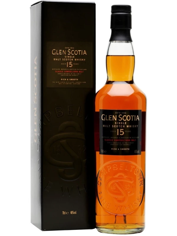 Glen Scotia 15 Years Old, gift box