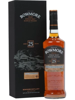 Виски Bowmore 25 Years Old, gift box 0.7 л