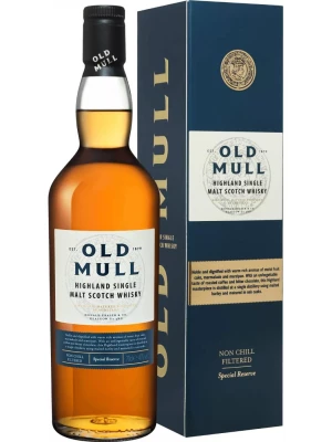Виски Old Mull Highland Single Malt Scotch Whisky, gift box 0.7 л