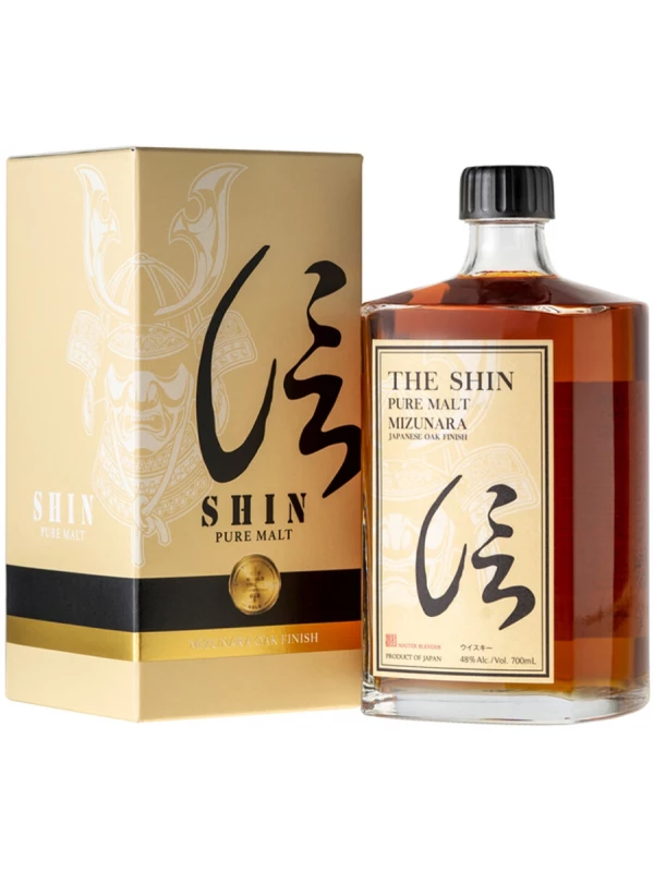 The Shin Pure Malt Mizunara Japanese Oak Finish, gift box