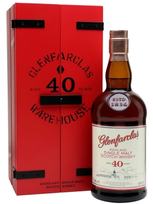 Виски Glenfarclas 40 Years Old, wooden box 0.7 л