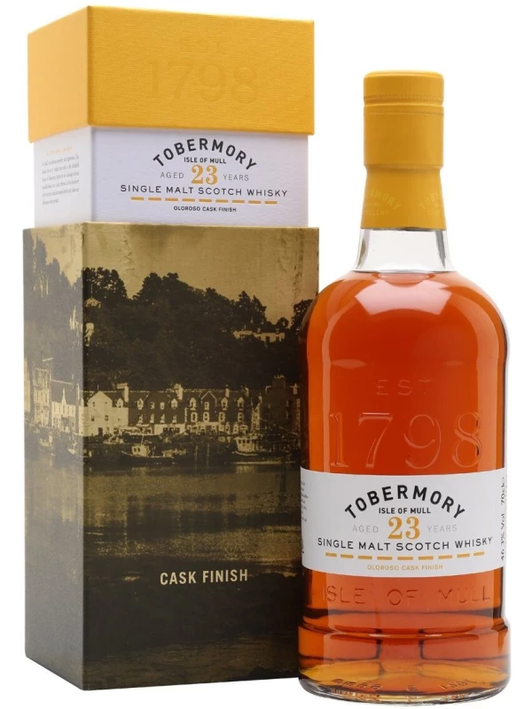 Tobermory 23 Years Old Oloroso Cask Finish, gift box