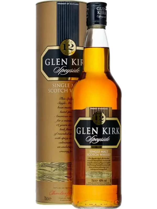 Glen Kirk Speyside 12 Years Old, in tube