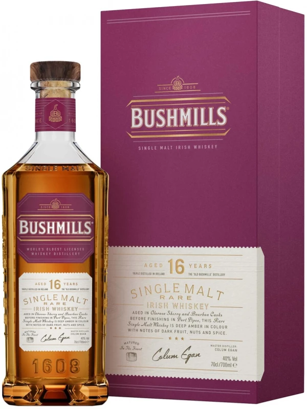 Bushmills 16 Years Old, gift box