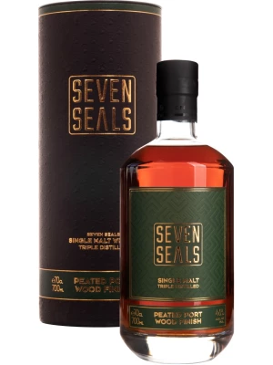 Виски Seven Seals Peated Port Wood Finish Single Malt, in tube 0.7 л
