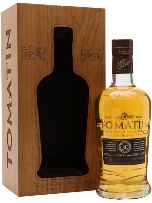 Виски Tomatin 30 Years Old, wooden box 0.7 л