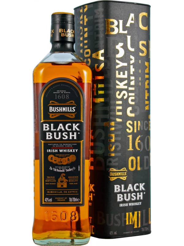 Bushmills Black Bush, with box