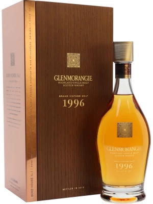 Виски Glenmorangie Grand Vintage Malt, wooden box 1996 0.7 л