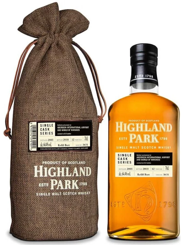 Highland Park, Single Cask 12 Years Old, gift bag