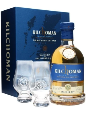 Виски Kilchoman, Machir Bay, gift box with 2 glasses 0.7 л