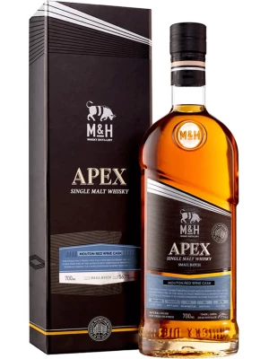 Виски M&H, Apex Mouton Red Wine Cask, gift box 0.7 л