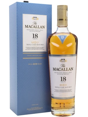 Виски Macallan, Triple Cask Matured 18 Years Old, gift box 0.7 л