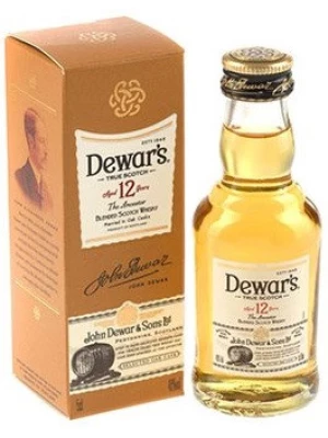 Виски Dewar's 12 years old, in box 0.05 л