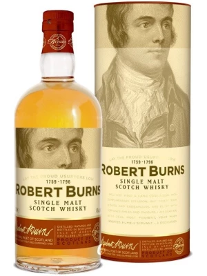 Виски Arran, Robert Burns Single Malt, in tube 0.7 л