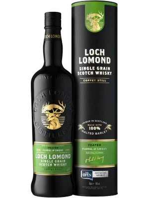 Виски Loch Lomond Single Grain Peated, in tube 0.7 л