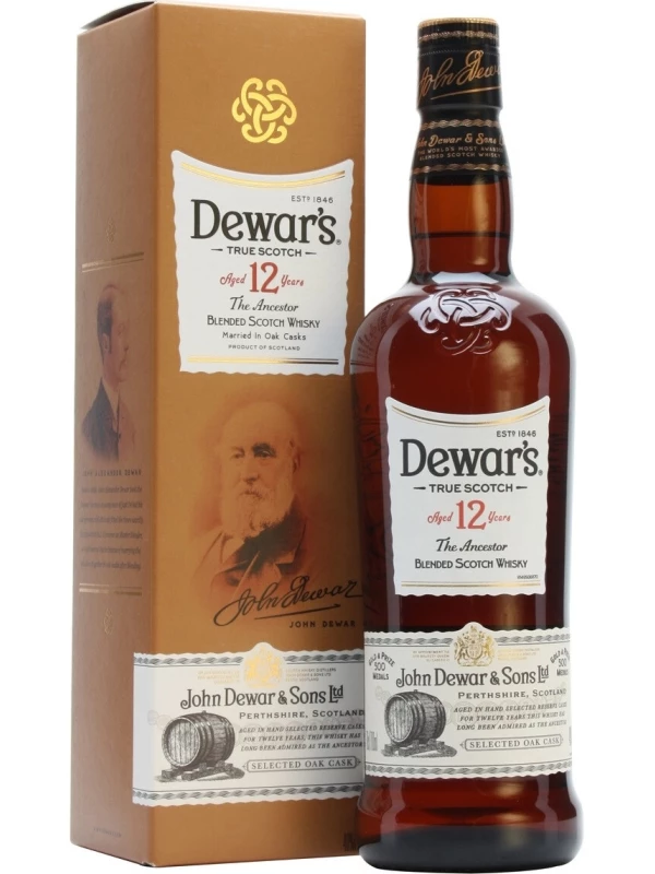Dewar's 12 years old, in box