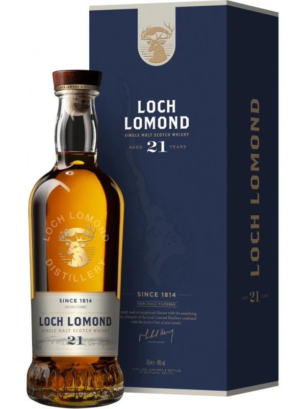 Loch Lomond 21 Years Old (46%), gift box