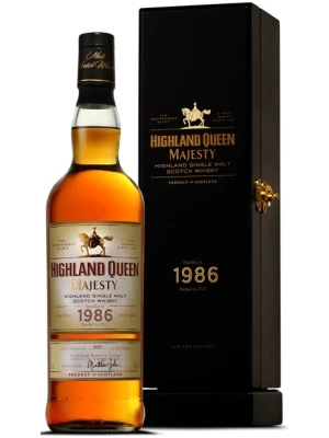 Виски Highland Queen Majesty, wooden box 1986 0.7 л