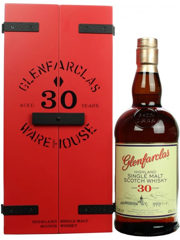 Glenfarclas 30 years, wooden box