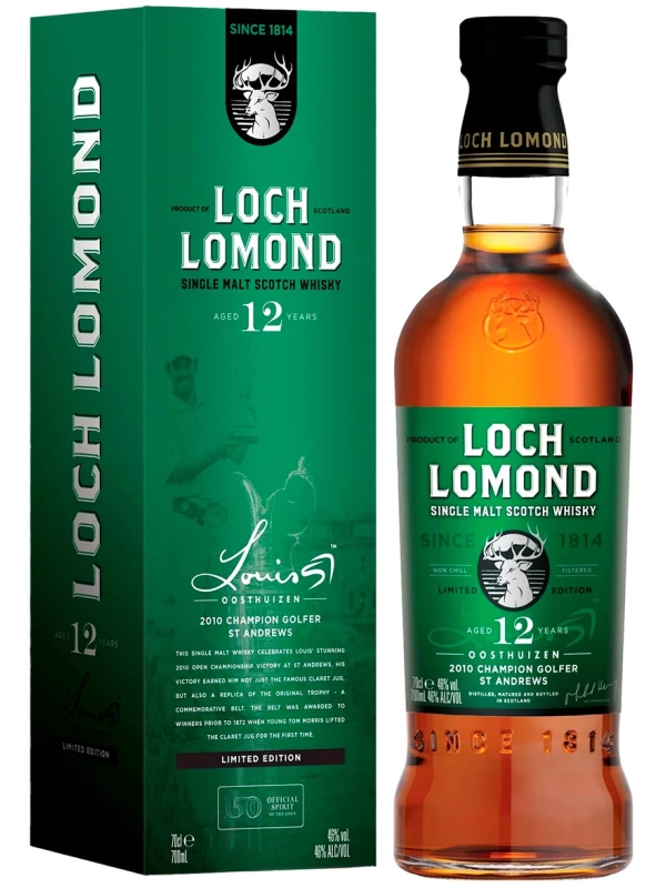 Loch Lomond 12 Years Old Louis Oosthuizen Limited Edition, gift box