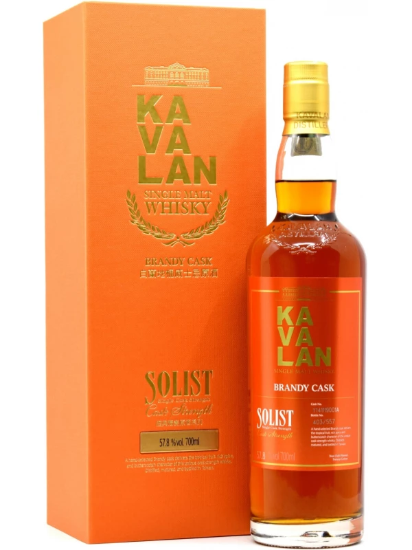 Kavalan, Solist Brandy Single Cask (57,8%), gift box