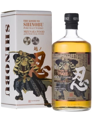 Виски Shinobu Pure Malt, Mizunara Japanese Oak Finish, gift box 0.7 л
