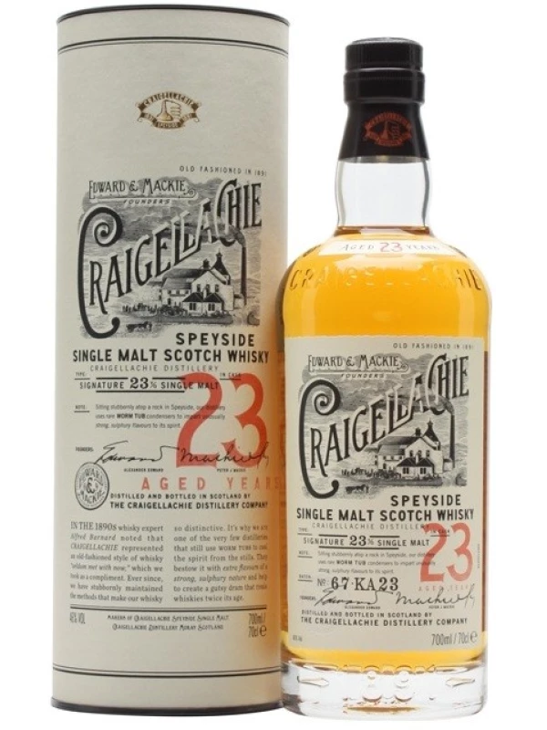 Craigellachie 23 Years Old, in tube