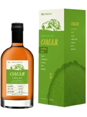 Виски Omar Cask Strength Single Malt Virgin Oak, gift box 0.7 л