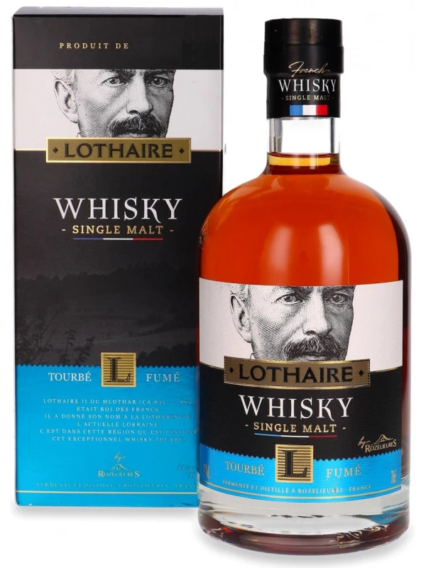 Lothaire Tourbe Fume Single Malt, gift box