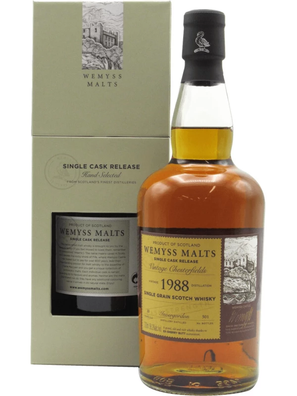 Wemyss Malts, Vintage Chesterfields 30 Years Old, gift box