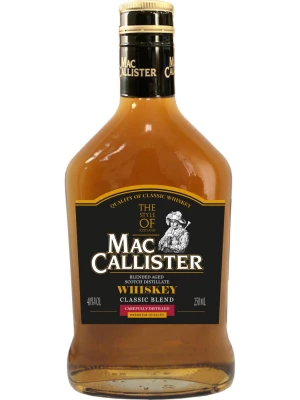 Виски Mac Callister Classic Blend 0.25 л