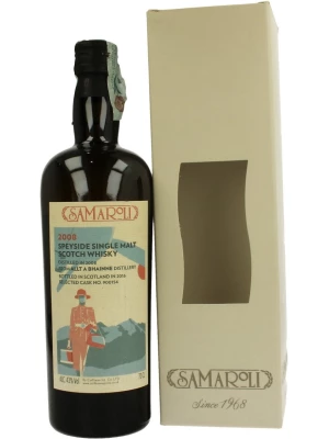 Виски Samaroli, Allt a Bhainne, 2008, gift box 0.75 л