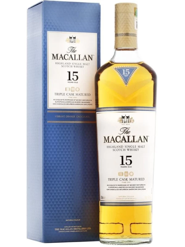 Macallan, Triple Cask Matured 15 Years Old, gift box