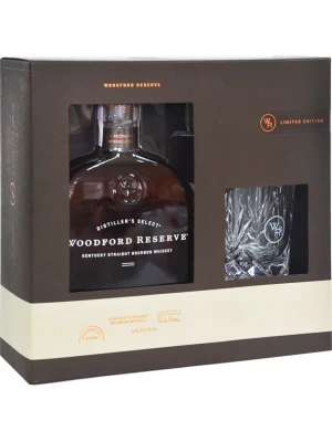 Виски Woodford Reserve, gift box with glass 0.75 л
