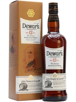 Виски Dewar's 12 years old, in box 0.5 л
