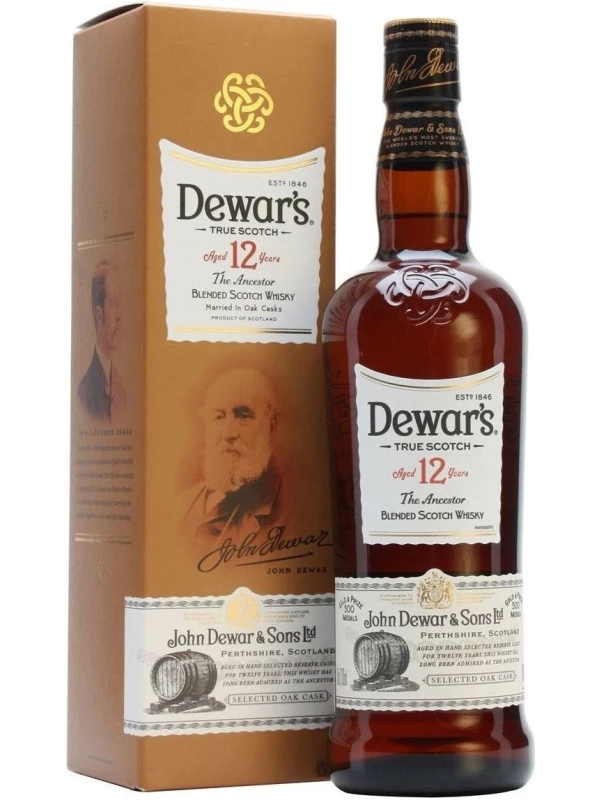 Dewar's 12 years old, in box