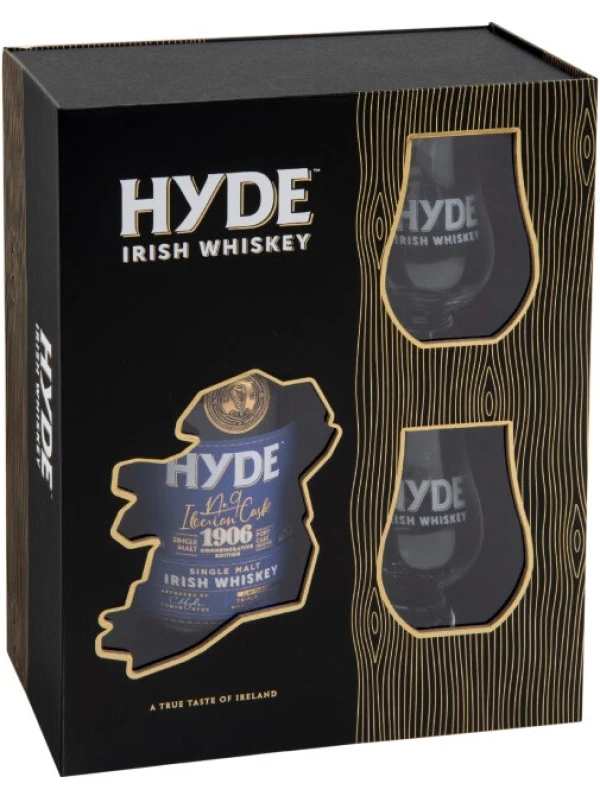 Hyde №9 Port Cask Finish, gift box with 2 glasses
