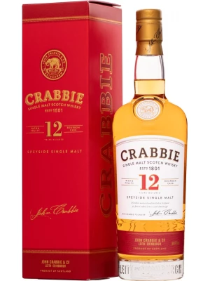 Виски Crabbie Speyside Single Malt 12 Years Old, gift box 0.7 л