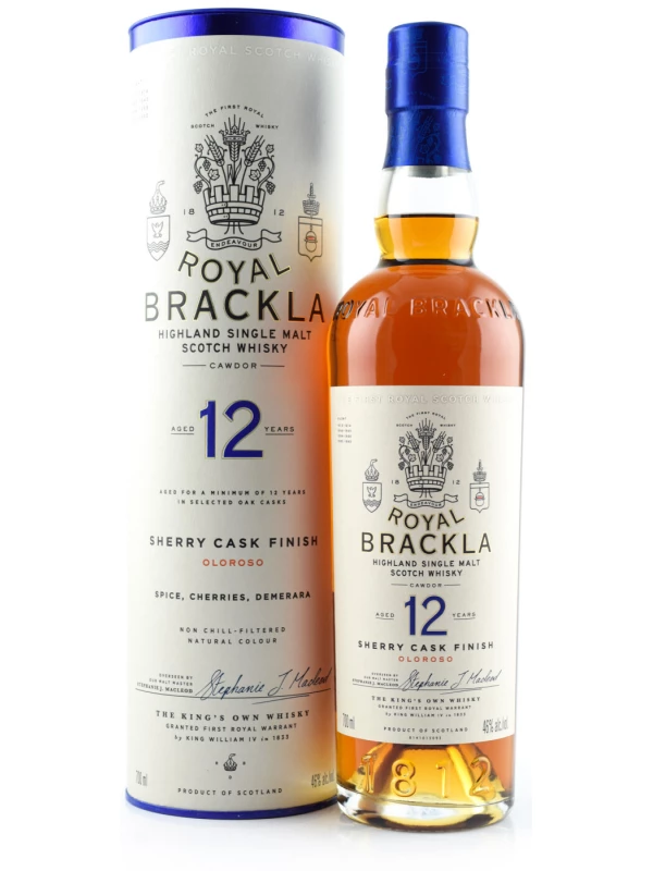 Royal Brackla 12 Years Old (46%), in tube