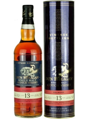 Виски Dun Bheagan Dalmore 13 Years Old, in tube 2004 0.7 л