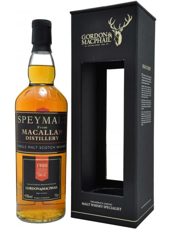 Speymalt from Macallan, 1980, gift box