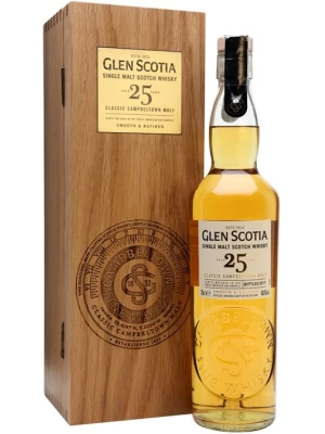 Виски Glen Scotia 25 Years Old, wooden box 0.7 л