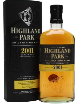 Виски Highland Park, 2001, in tube 1 л