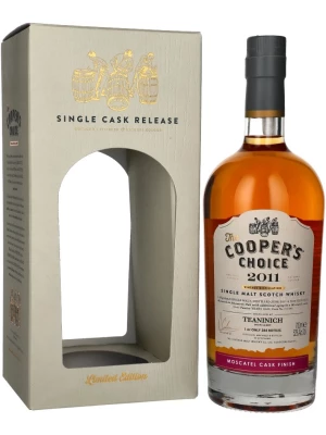 Виски The Cooper's Choice Teaninich Single Malt Moscatel Cask Finish, gift box 2011 0.7 л