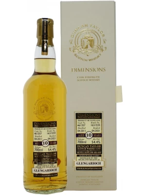 Виски Glen Garioch 10 Years Old (54,4%), Dimensions, gift box 2011 0.7 л