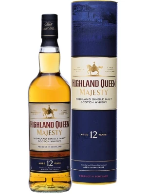 Виски Highland Queen Majesty, 12 Years Old, in tube 0.7 л