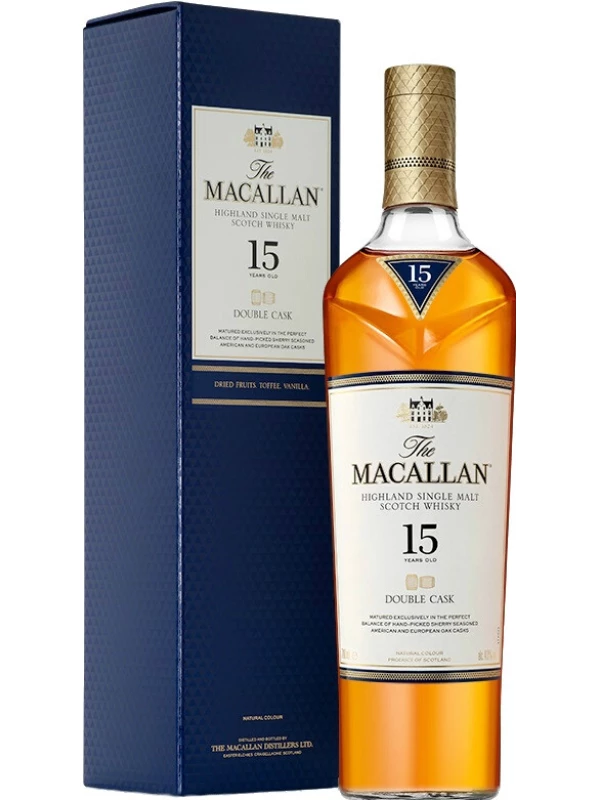 Macallan Double Cask 15 Years Old, gift box